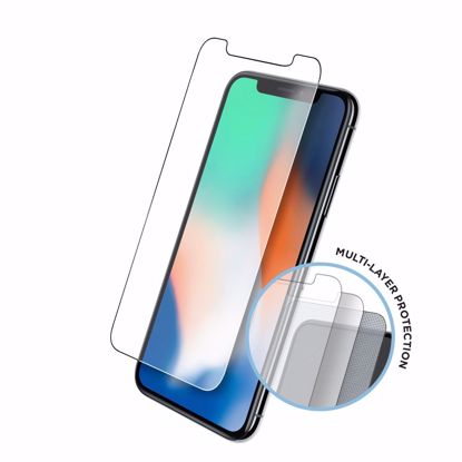 Picture of Eiger Eiger Tri Flex High-Impact Film Screen Protector (2 Pack) for Apple iPhone 11 Pro Max/XS Max Clear