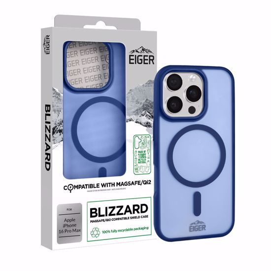 Picture of Eiger Eiger Blizzard Magsafe Case GRS for Apple iPhone 16 Pro Max in Navy